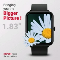 Noise Twist Round dial Smart Watch with Bluetooth Calling, 1.38" TFT Display, up-to 7 Days Battery, 100+ Watch Faces, IP68, Heart Rate Monitor, Sleep Tracking (Jet Black) - Black