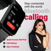 Noise Twist Round dial Smart Watch with Bluetooth Calling, 1.38" TFT Display, up-to 7 Days Battery, 100+ Watch Faces, IP68, Heart Rate Monitor, Sleep Tracking (Jet Black) - Black