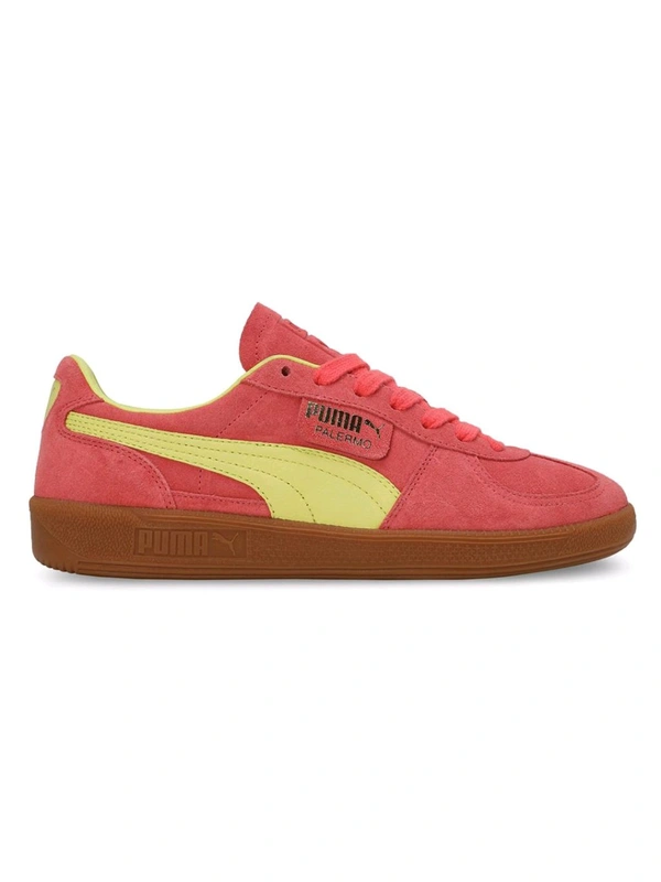 PumaPalermo Unisex Pink Sneakers - Brick Red, UK 11