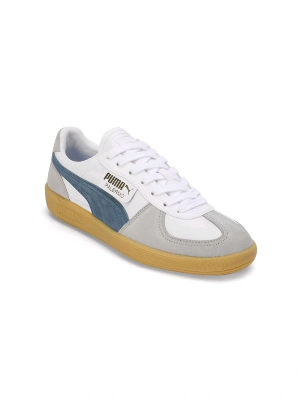 PumaPalermo Lth Unisex Grey Sneakers - Martini, UK 06