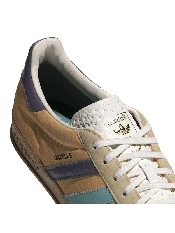 Adidas  adidas Men GAZELLE INDOOR Casual Sneakers - Brown, UK 08