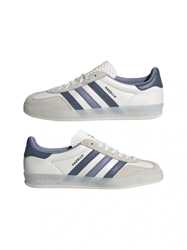 Adidas  adidas Men GAZELLE INDOOR Casual Sneakers - Periwinkle, UK 10