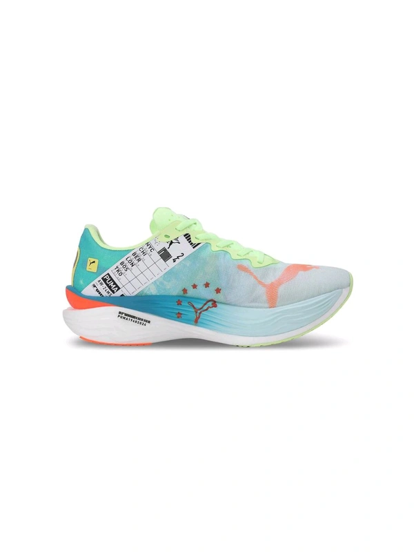 Puma Deviate Nitro Elite 3 Men Running Shoes - Mint Green, UK 12