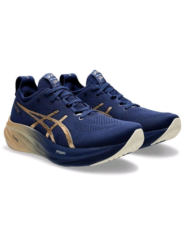 Asics ASICS Mens Gel-Nimbus 26 Platinum Expanse Champagne Running Shoes - East Bay, UK 09