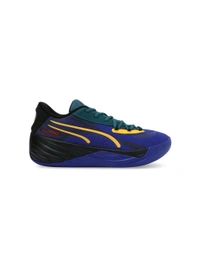 Puma All-Pro NITRO Crowd Craze Unisex Blue Basketball Shoes - Navy Blue, UK 07
