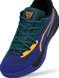 Puma All-Pro NITRO Crowd Craze Unisex Blue Basketball Shoes - Navy Blue, UK 07