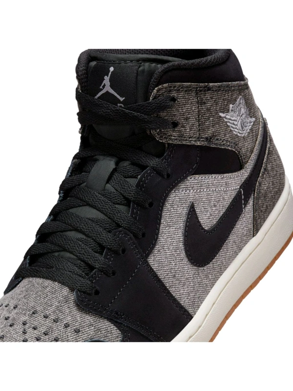 Nike  Men Air Jordan 1 Mid SE JORDAN LEGACY Sneakers - Black, UK 13