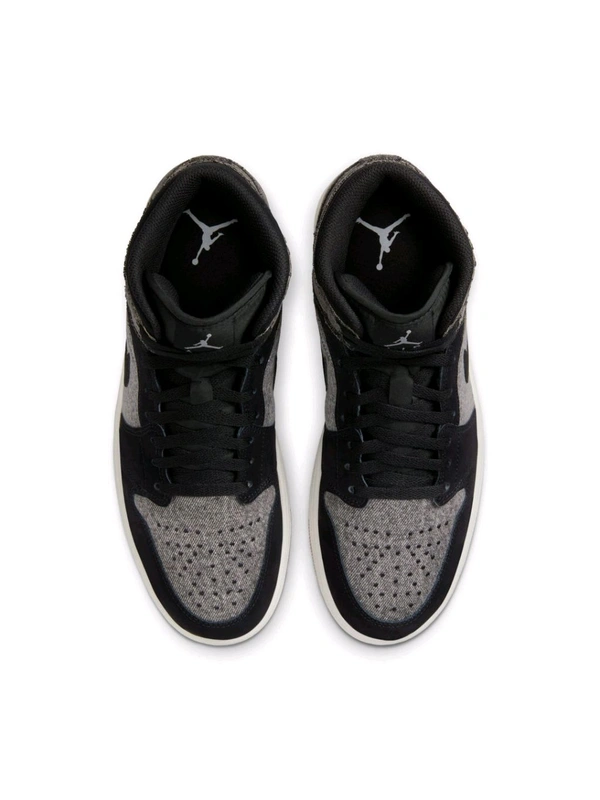 Nike  Men Air Jordan 1 Mid SE JORDAN LEGACY Sneakers - Black, UK 13