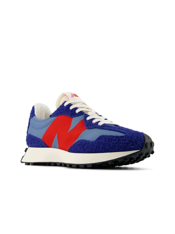 New Balance Unisex 327 Sports Sneakers - Navy Blue, UK 08