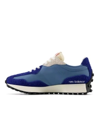 New Balance Unisex 327 Sports Sneakers - Navy Blue, UK 08