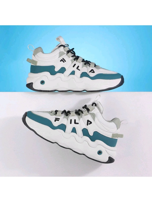 Fila Unisex Casual Sneakers - White, UK 12