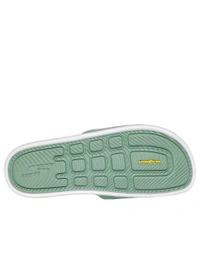 SKECHERS HYPER SLIDE - DERIVER Sliders Light Green & White - Norway, UK 08