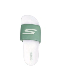 SKECHERS HYPER SLIDE - DERIVER Sliders Light Green & White - Norway, UK 11