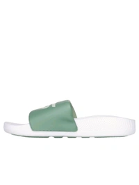SKECHERS HYPER SLIDE - DERIVER Sliders Light Green & White - Norway, UK 12