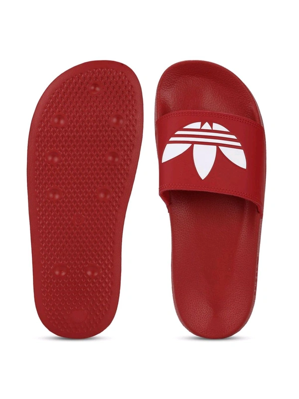Adidas  Adilette Lite Red Slides - Bright Red, UK 09