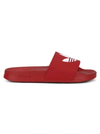 Adidas  Adilette Lite Red Slides - Bright Red, UK 10