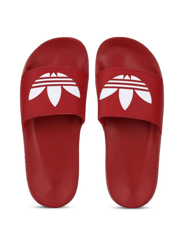Adidas  Adilette Lite Red Slides - Bright Red, UK 12