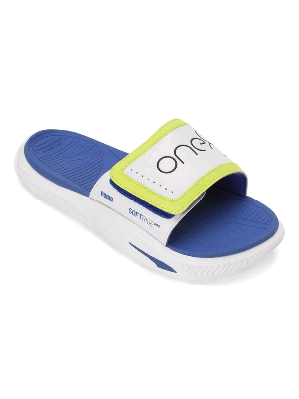Puma Soft Ride Pro 24 One8 Mens Sliders - White, UK 07