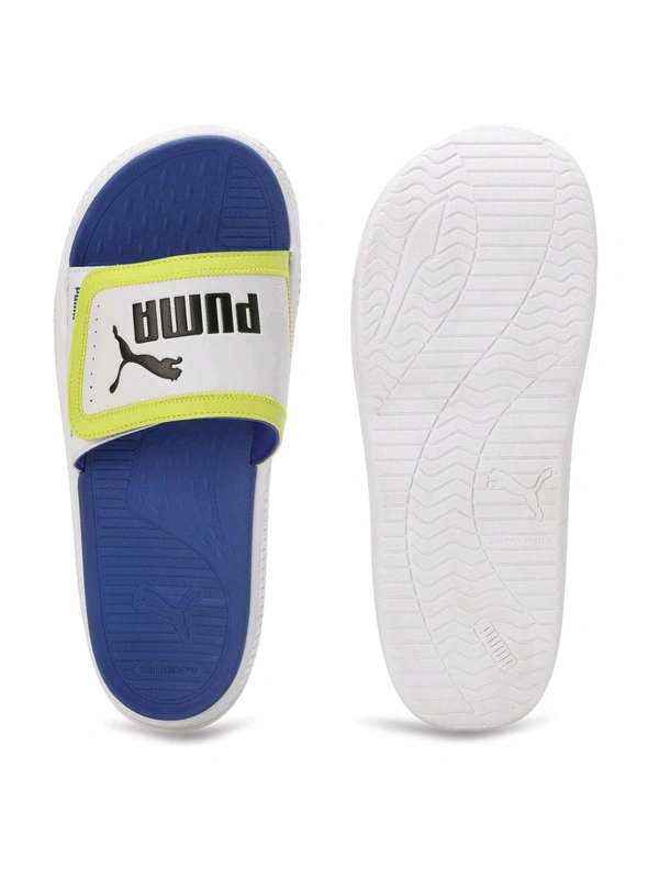 Puma Soft Ride Pro 24 One8 Mens Sliders - UK 09, White