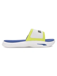 Puma Soft Ride Pro 24 One8 Mens Sliders - UK 10, White