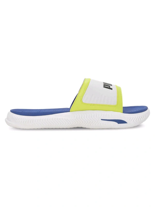Puma Soft Ride Pro 24 One8 Mens Sliders - UK 10, White