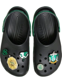 Crocs  Unisex SLYTHRN CLSCLG Clogs - Black, UK 07