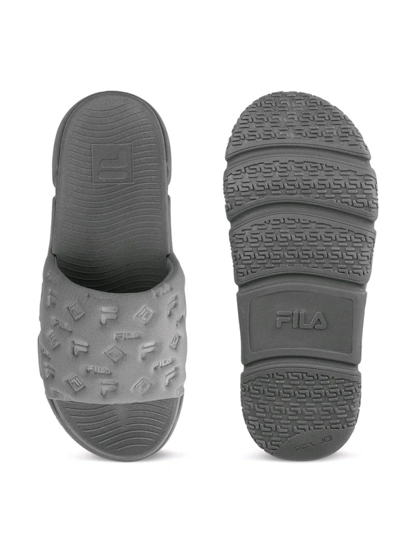 Fila FILA UNISEX CANDOR Casual Sliders - Silver, UK 06