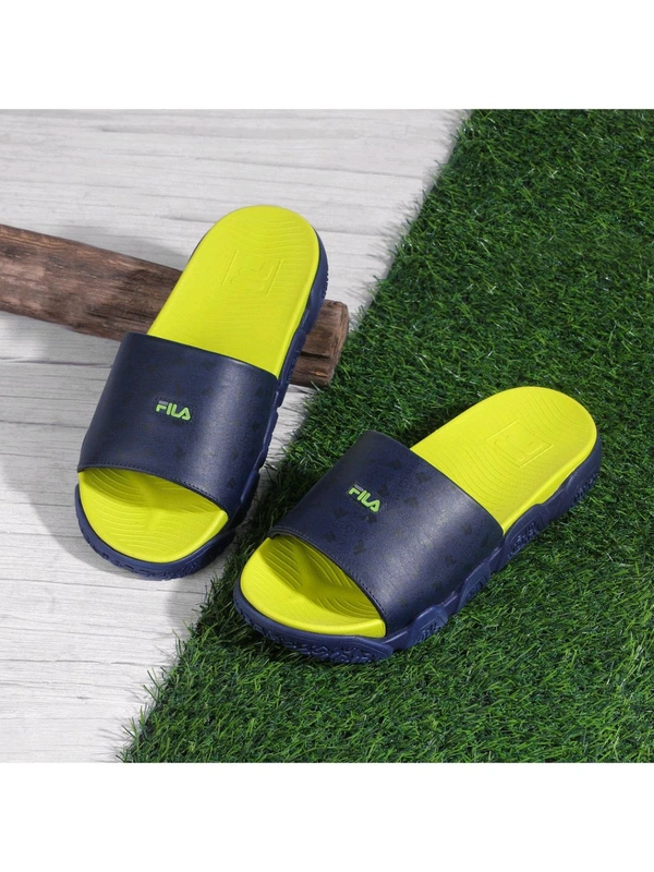 Fila UNISEX EMBAR Casual Sliders - Royal Blue, UK 08