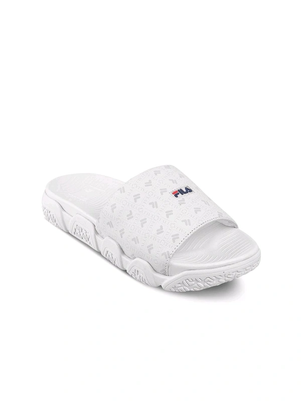 Fila UNISEX EMBAR Casual Sliders - White, UK 07