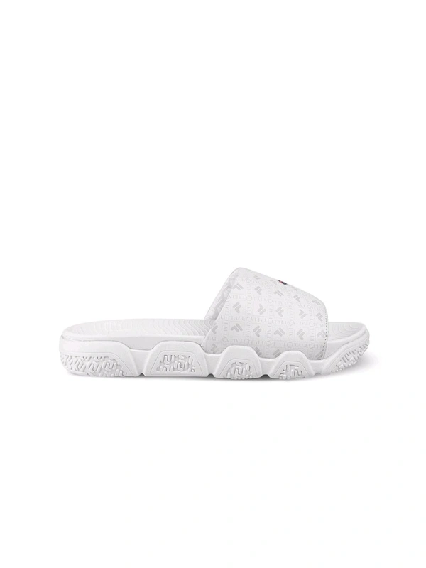 Fila UNISEX EMBAR Casual Sliders - White, UK 07