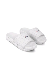 Fila UNISEX EMBAR Casual Sliders - White, UK 07