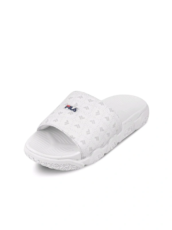Fila UNISEX EMBAR Casual Sliders - White, UK 07