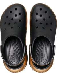 Crocs  Unisex MCMETALLICCLG Clogs - Black, UK 08
