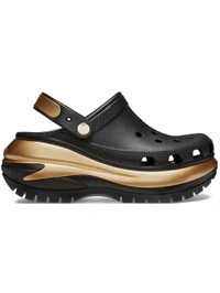 Crocs  Unisex MCMETALLICCLG Clogs - Black, UK 08