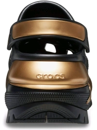 Crocs  Unisex MCMETALLICCLG Clogs - Black, UK 08