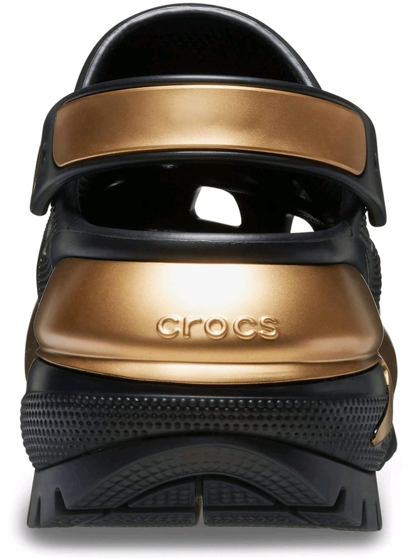 Crocs  Unisex MCMETALLICCLG Clogs - Black, UK 08