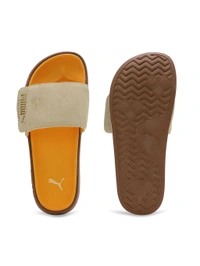 Puma Leadcat 2.0 Palermo Foil Unisex Beige Sliders - Di Serria, UK 07