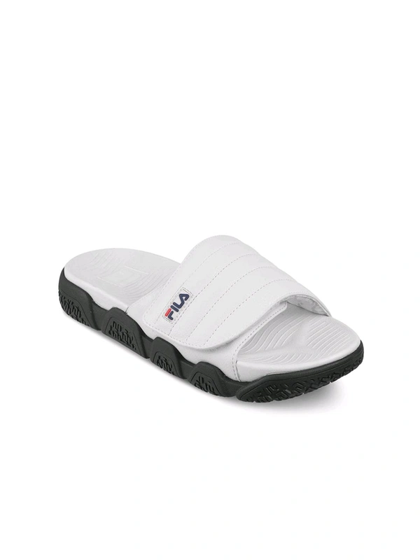 Fila UNISEX FORIDA Casual Sliders - White, UK 07