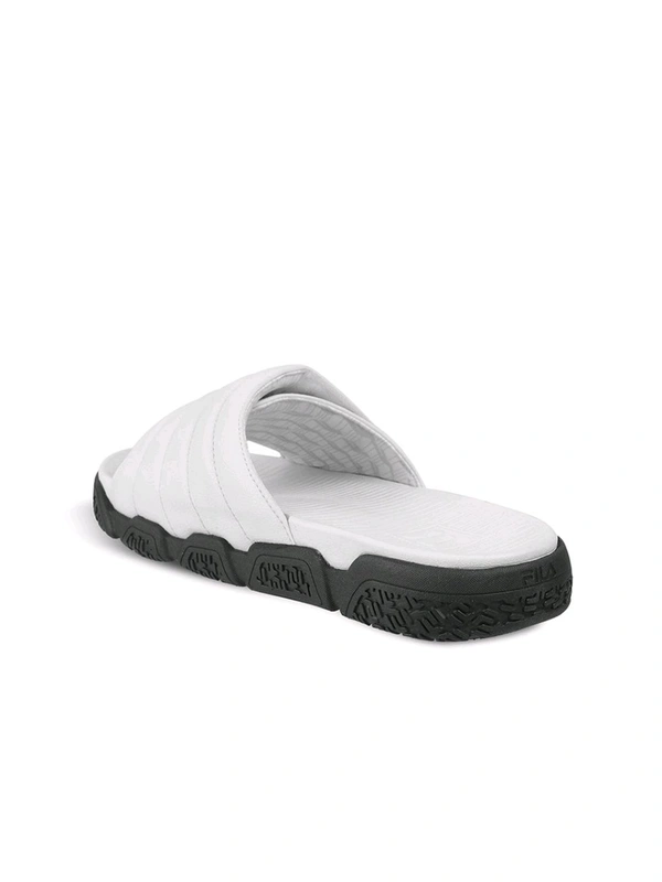 Fila UNISEX FORIDA Casual Sliders - White, UK 10