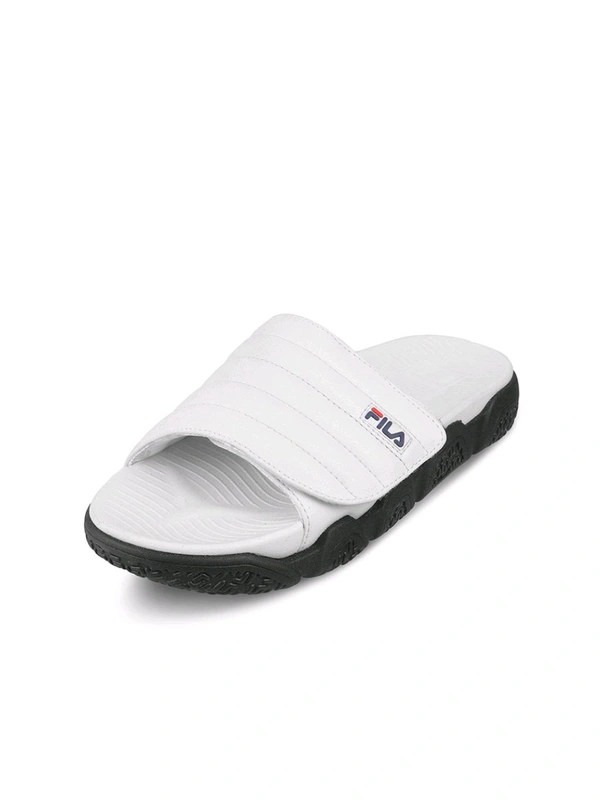 Fila UNISEX FORIDA Casual Sliders - White, UK 10