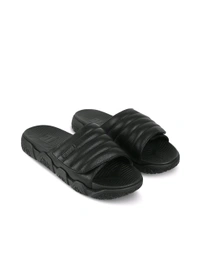 Fila UNISEX FORIDA Casual Sliders - Black, UK 06
