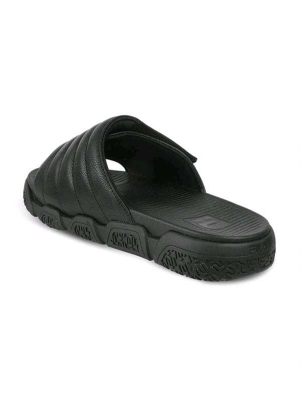 Fila UNISEX FORIDA Casual Sliders - Black, UK 06
