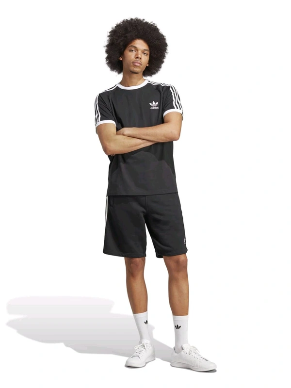 Adidas  3-STRIPES Solid T-Shirt - Black, M