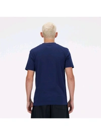 New Balance Men Sport Essentials Logo T-Shirt - Navy Blue, M