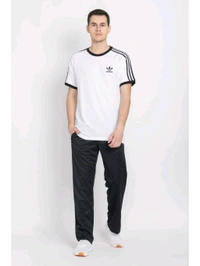 Adidas  Men 3-Stripes Tee Casual T-Shirt - White, 2XL