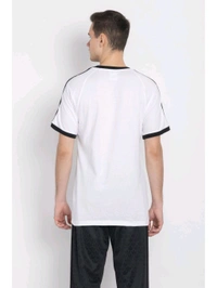 Adidas  Men 3-Stripes Tee Casual T-Shirt - White, 2XL