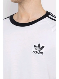 Adidas  Men 3-Stripes Tee Casual T-Shirt - White, 2XL