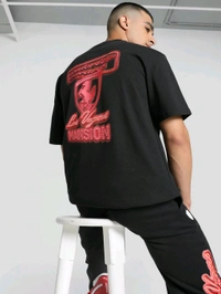 Puma Ferrari Race Ne Men T-Shirt - Black, XL