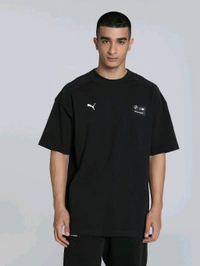 Puma Bmw Mms Neon Energy Men Back Graphic Printed T-Shirt - Black, 2XL