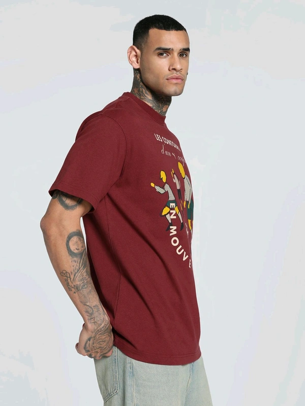 Puma THE PLAYERS LANE Graphic Men T-Shirt - Roof Terracotta, S